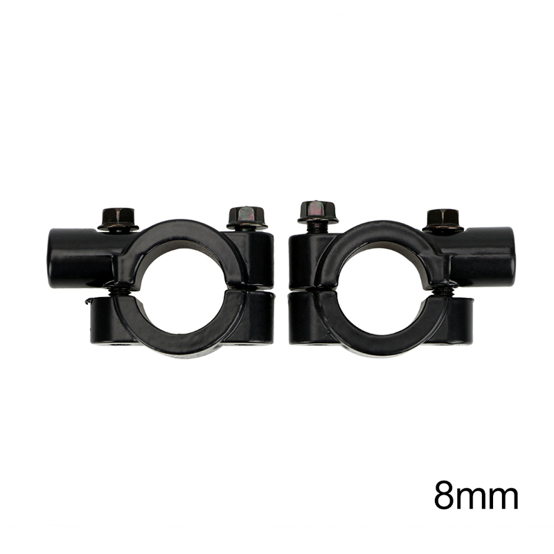 Motorcycle 7/8" Handle Bar Mirror Mount Moto Accessories 8mm 10mm Rearview Mirrors Mounts Holder Clamp Adaptor Universal
