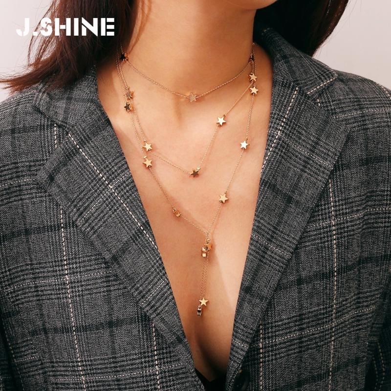 JShine Two-tones Chic Multi-Layer Starry Twinkle Choker Necklace for Women Punk Choker Necklace Collar Fashion Jewelry
JShine Two-tones Chic Multi-Layer Starry Twinkle Choker Necklace for Women Punk Choker Necklace Collar Fashion Jewelry