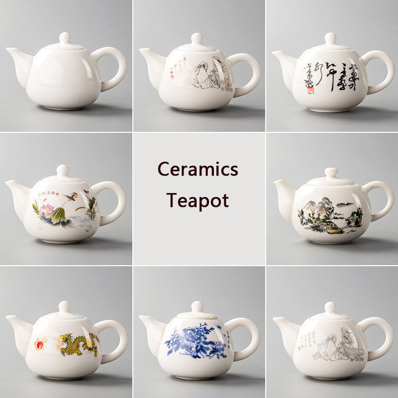 Ceramic Teapots Yixing Tea Pot White Porcelain Tea Sets Chinese Teapot Unique Kettle Kung Fu Teaset Infuser China Tea Cups D001
Ceramic Teapots Yixing Tea Pot White Porcelain Tea Sets Chinese Teapot Unique Kettle Kung Fu Teaset Infuser China Tea Cups D001