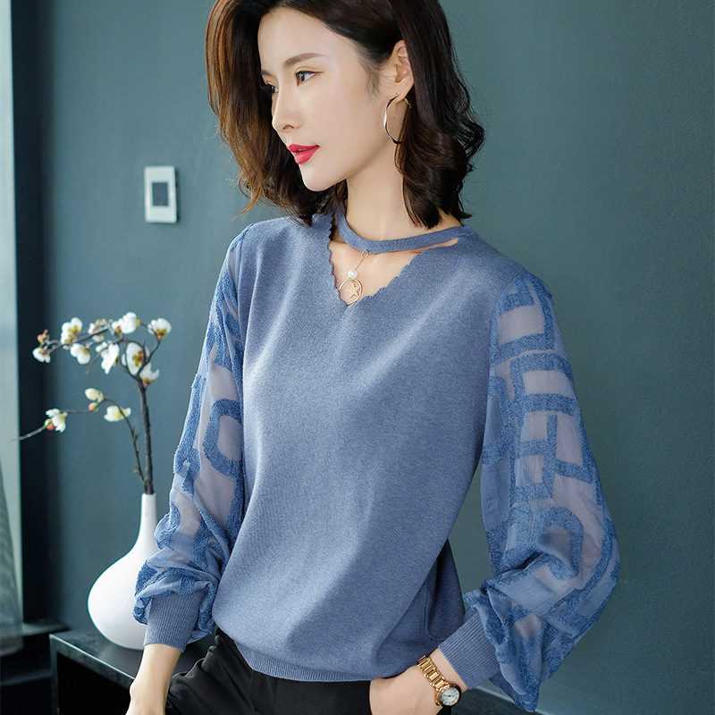 Hollow Knitted Sweater Women's Spring and Autumn Wear Long-Sleeved Loose Bottoming Sweater Thin Top, Black
Hollow Knitted Sweater Women's Spring and Autumn Wear Long-Sleeved Loose Bottoming Sweater Thin Top, Black