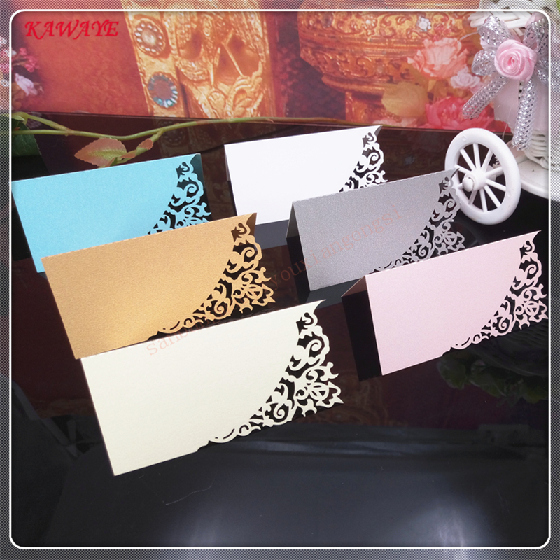 50Pcs Laser Cut Birthday Party Table Name Place Cards Wedding Invitations Table Name Card Party Decoration Baby Shower 5ZZ13 
50Pcs Laser Cut Birthday Party Table Name Place Cards Wedding Invitations Table Name Card Party Decoration Baby Shower 5ZZ13
