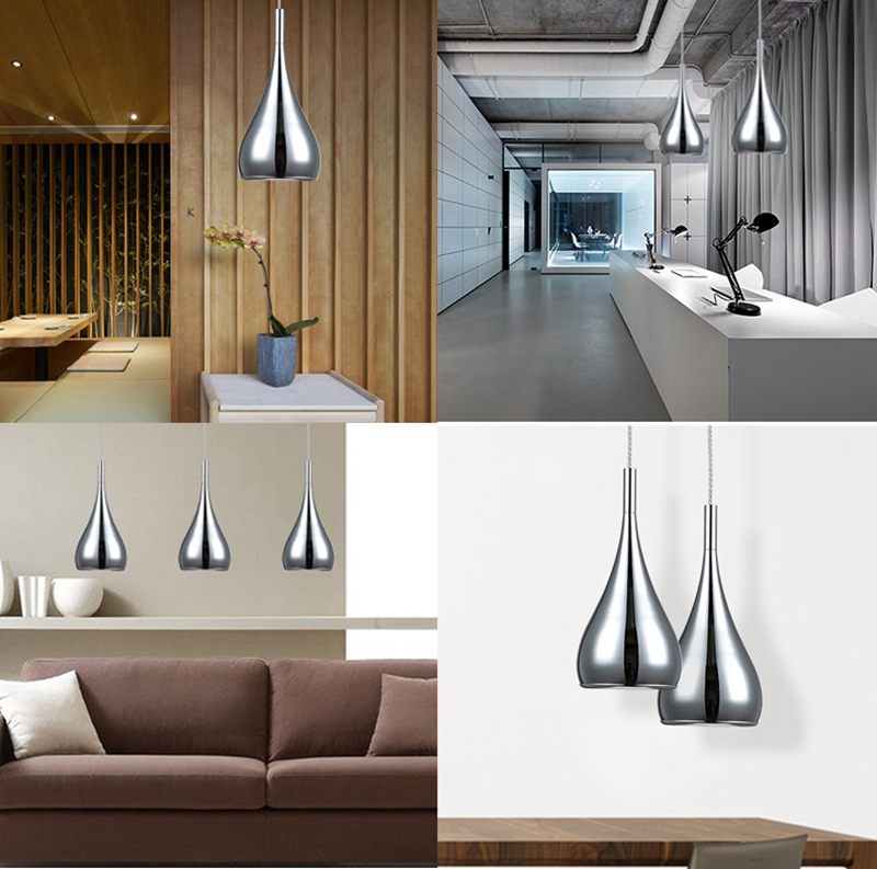 LED Pendant Lights Raindrop Water Drop Light Indoor Lighting Office Study Lamp Chandelier Ball Lamps Creativity Factory Outlet