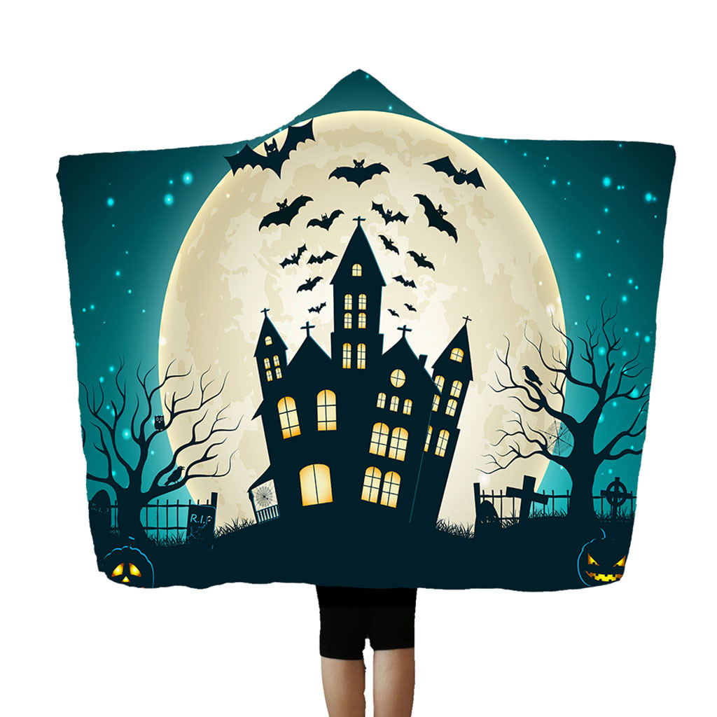High Quality Halloween Hooded Blanket Cloak Cap Blanket Air Conditioning 150x200cm Home & Garden Products Drop Shipping
High Quality Halloween Hooded Blanket Cloak Cap Blanket Air Conditioning 150x200cm Home & Garden Products Drop Shipping