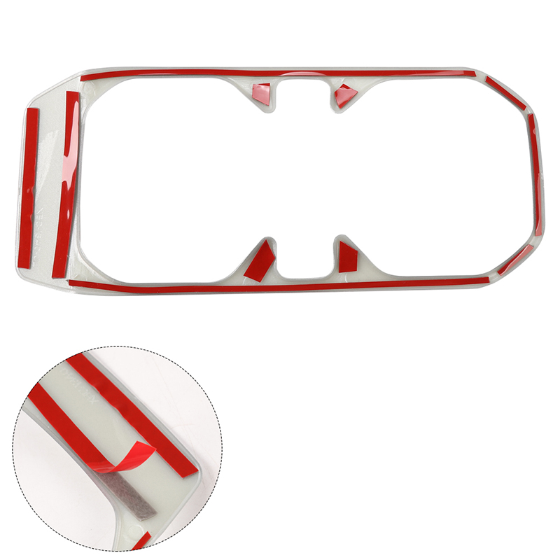 Front Water Cup Holder Decorative Cover Silver For Jeep Wrangler JL 2018 Factory Outlet High Quatlity Auto Internal Accessories