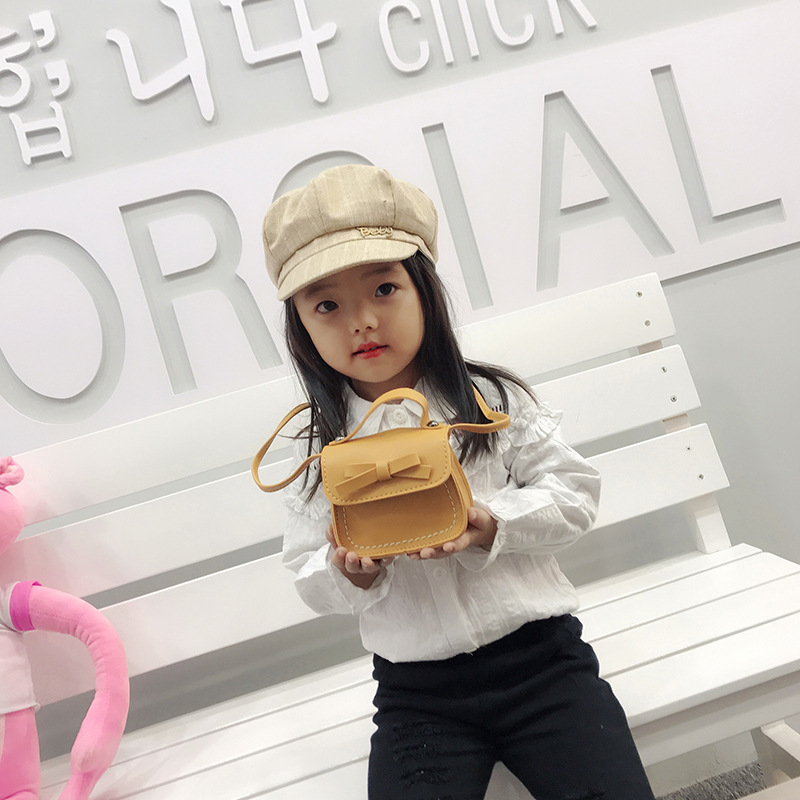 2020 Cute Baby Mini Coin Purse for Kid Girls Small Coin Wallet Bag Pouch Kawaii Toddler Bow Money Change Purses