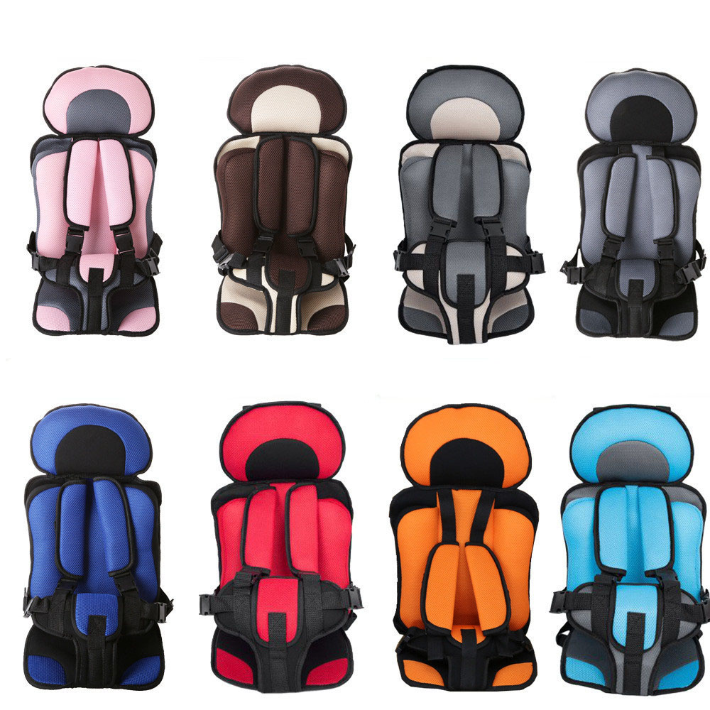 

Children Seat Cushion Infant Safe Seat Portable Baby Safety Chairs Stroller Soft Cushion Thickening Sponge Kids Car Seats Pad fit6-12T M1434, As photo remark colors