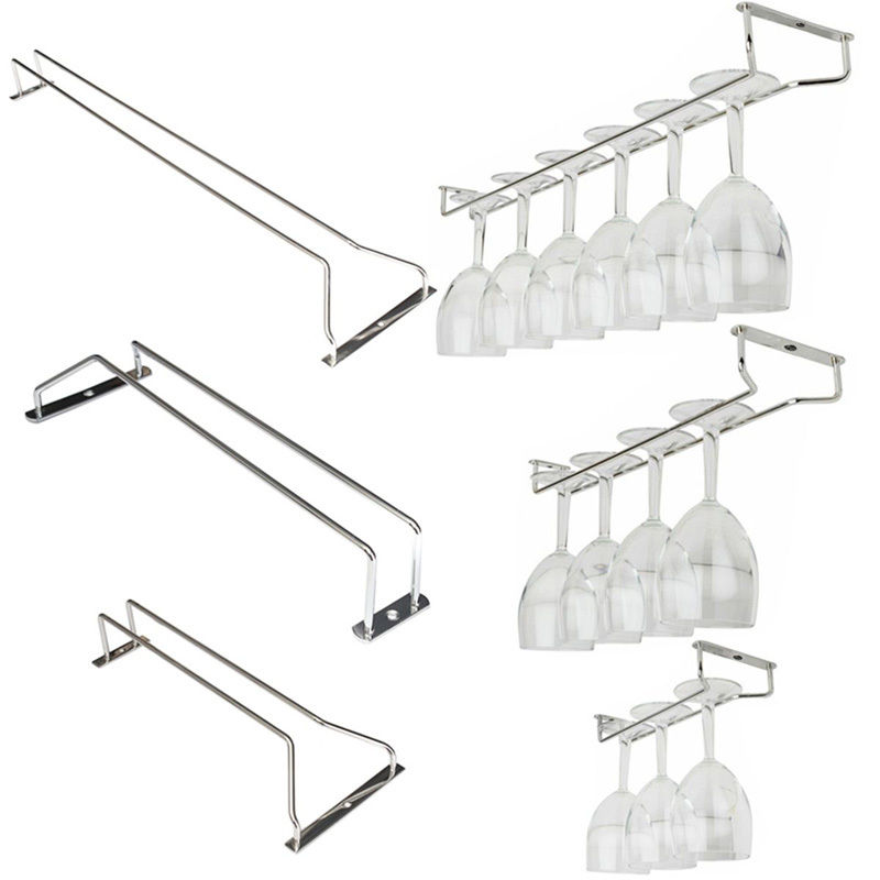 High Quality Useful Wine Glass Rack Stemware Holder Under Cabinet Chrome Home Bar Pub 27/35/55cm
High Quality Useful Wine Glass Rack Stemware Holder Under Cabinet Chrome Home Bar Pub 27/35/55cm