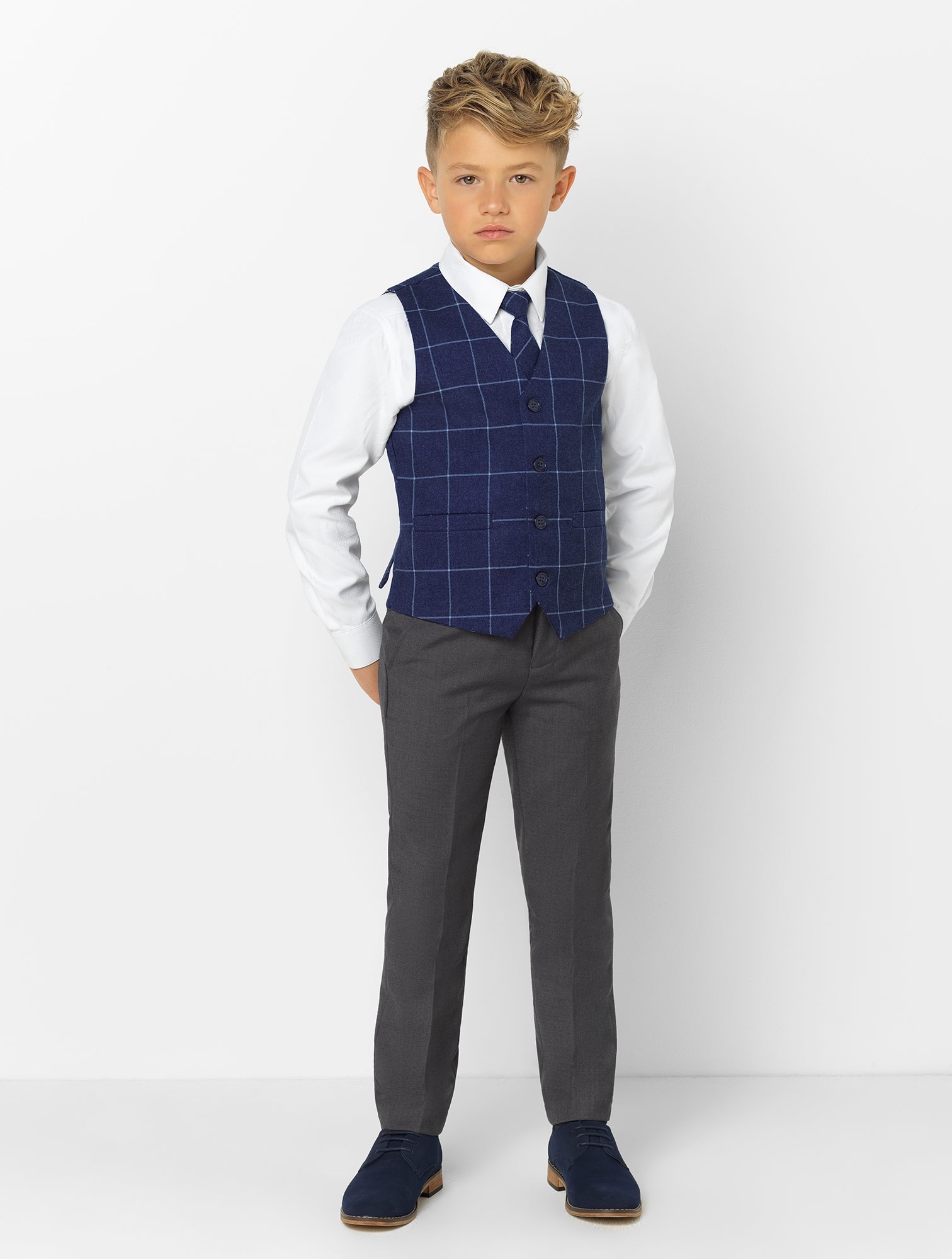 Handsome Kids Formal Wear Peaked Lapel 2 Pieces Wedding Tuxedos High Quality Boy's Formal Wear Pants Suits