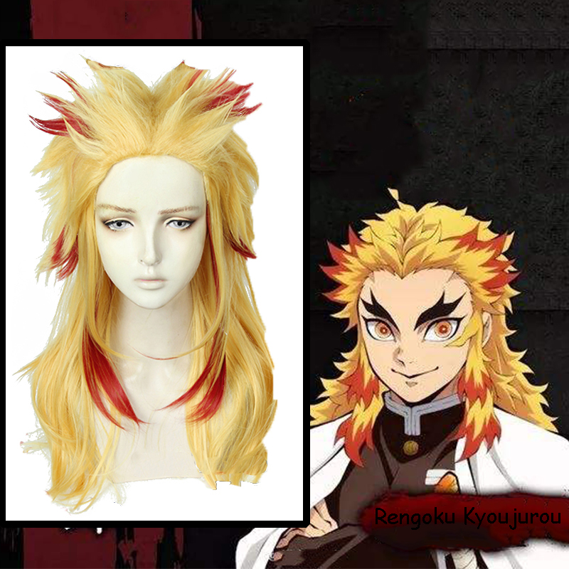 Demon Slayer Kimetsu no Yaiba Rengoku Kyoujurou Wigs Cosplay Wigs Golden Short, Orange
Demon Slayer Kimetsu no Yaiba Rengoku Kyoujurou Wigs Cosplay Wigs Golden Short, Orange