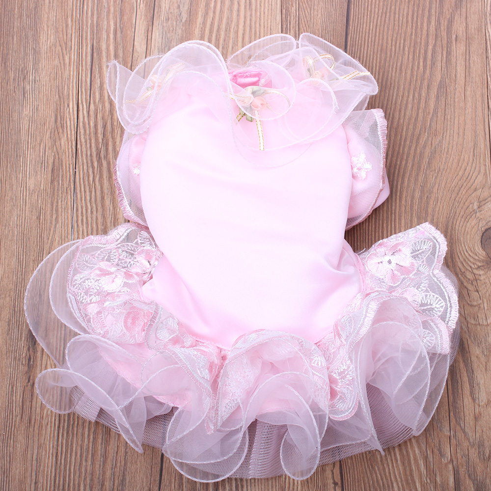 Small Dog Cat Luxurious Wedding Dress Tutu Roses Design Cat Puppy Skirt Dresses Outfit Party Apparel 5 Sizes 2 Colours, Pink
Small Dog Cat Luxurious Wedding Dress Tutu Roses Design Cat Puppy Skirt Dresses Outfit Party Apparel 5 Sizes 2 Colours, Pink