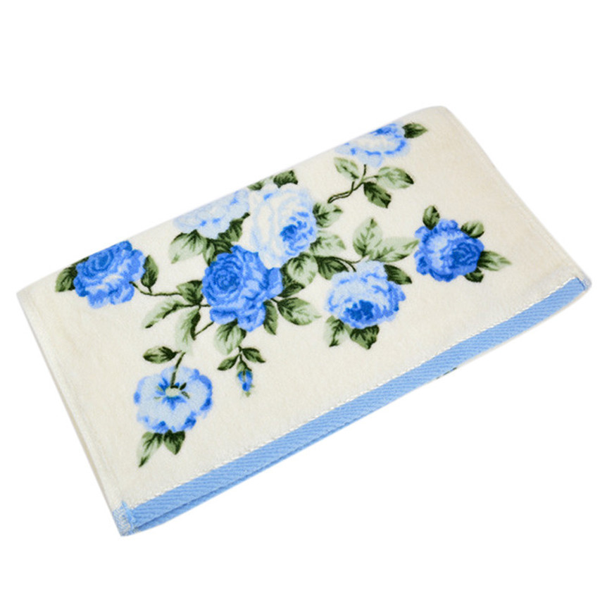 34*75cm Soft Cotton Face Flower Towel Bamboo Fiber Quick Dry Towels Floral Bath Face Towel Extraordinary