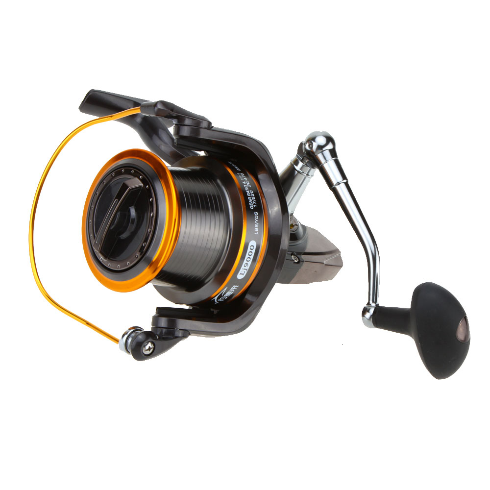 FDDL Carp Fishing Reel Spinning Reel High Speed 4.11:1 12+1BB 13Ball Bearings Left/Right LJ9000 Sea Fishing Wheel Metal Pesca T191015