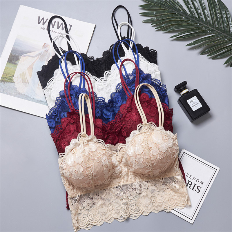 SVOKOR Women Sexy Lingerie Lace Floral Bralette Bra Sling Camis Underwear Bra Crop Tops Brassiere, White bra
SVOKOR Women Sexy Lingerie Lace Floral Bralette Bra Sling Camis Underwear Bra Crop Tops Brassiere, White bra