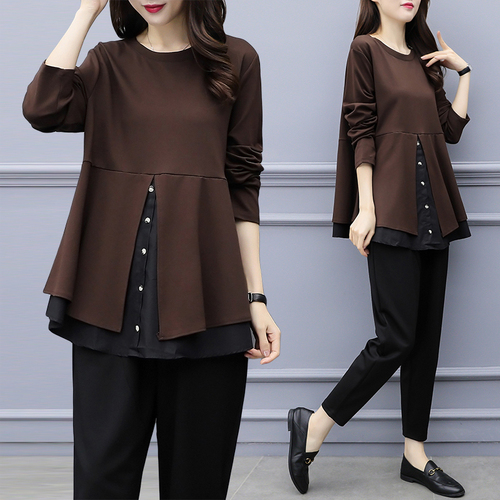 Plus Size 5xl 2 Piece Set Women Large Trousers Suit Set Conjunto Feminino Year-old Female Costume Tracksuit Women Woman Suit, Brown
Plus Size 5xl 2 Piece Set Women Large Trousers Suit Set Conjunto Feminino Year-old Female Costume Tracksuit Women Woman Suit, Brown