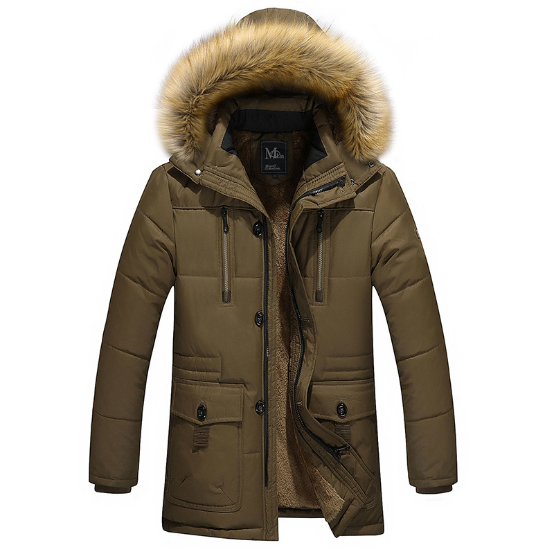 2020 Men's Winter New Hooded Thermal Cotton-Padded Clothes Youth Mid-Length Solid Color Zip Cotton Jacket, Khaki
2020 Men's Winter New Hooded Thermal Cotton-Padded Clothes Youth Mid-Length Solid Color Zip Cotton Jacket, Khaki