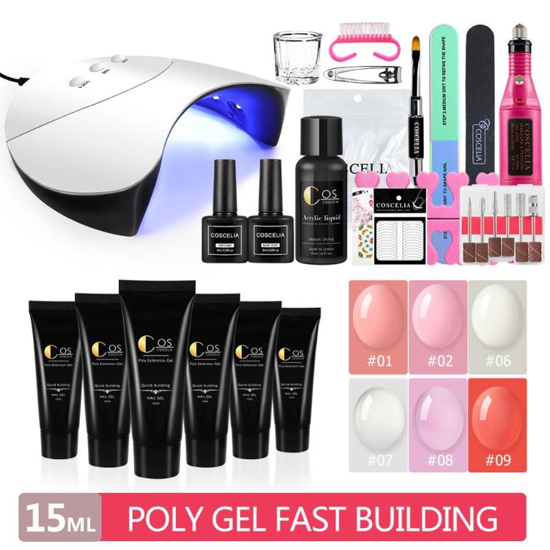 Extention Gel Set Nail Set With Manicure Machine Nail Polish For Kit UV Led Lamp Dryer Art Tools Kit
Extention Gel Set Nail Set With Manicure Machine Nail Polish For Kit UV Led Lamp Dryer Art Tools Kit