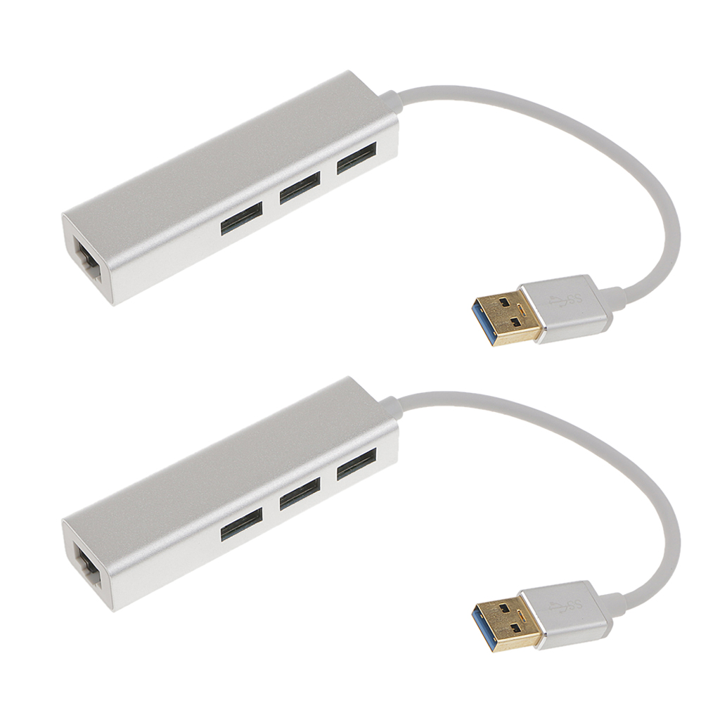 2 usb 3.0 to 10/100m rj45 ethernet lan network