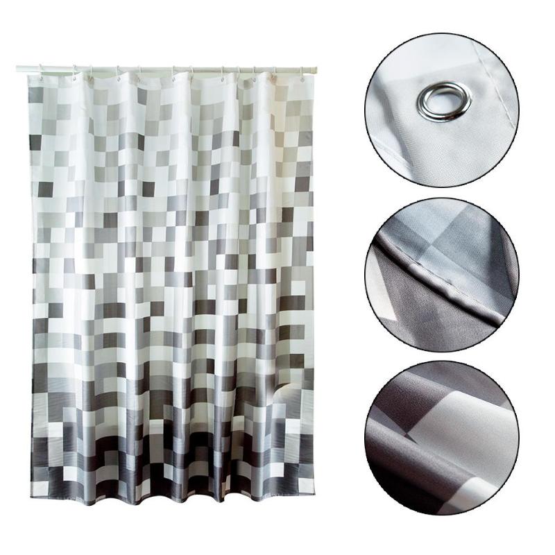 Douchegordijn Shower Curtains Durable Waterproof Mildew-proof Lightproof Bathroom Curtain with Hooks Good Quality Waterproof