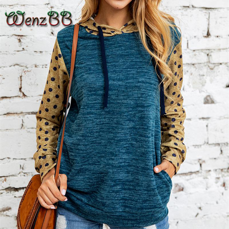 Wenzbb Women 2020 Autumn Winter Oversize Hoodie Long Sleeve Pocket Slim Hooded Pullover Colorblock Loose Sweatshirt Dropshipping, Blue
Wenzbb Women 2020 Autumn Winter Oversize Hoodie Long Sleeve Pocket Slim Hooded Pullover Colorblock Loose Sweatshirt Dropshipping, Blue
