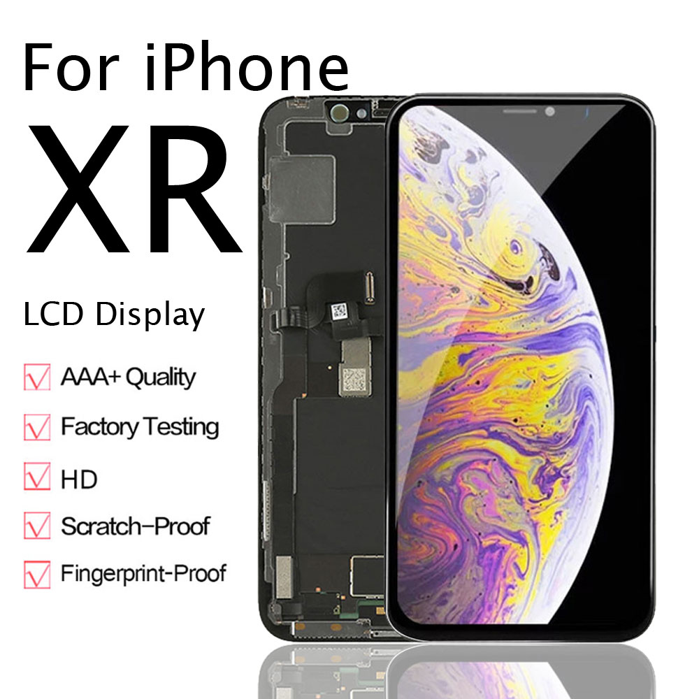 100% Original For iPhone XR LCD Display Touch Screen Digitizer Complete Assembly Replacement For iPhone A1984 LCD
100% Original For iPhone XR LCD Display Touch Screen Digitizer Complete Assembly Replacement For iPhone A1984 LCD