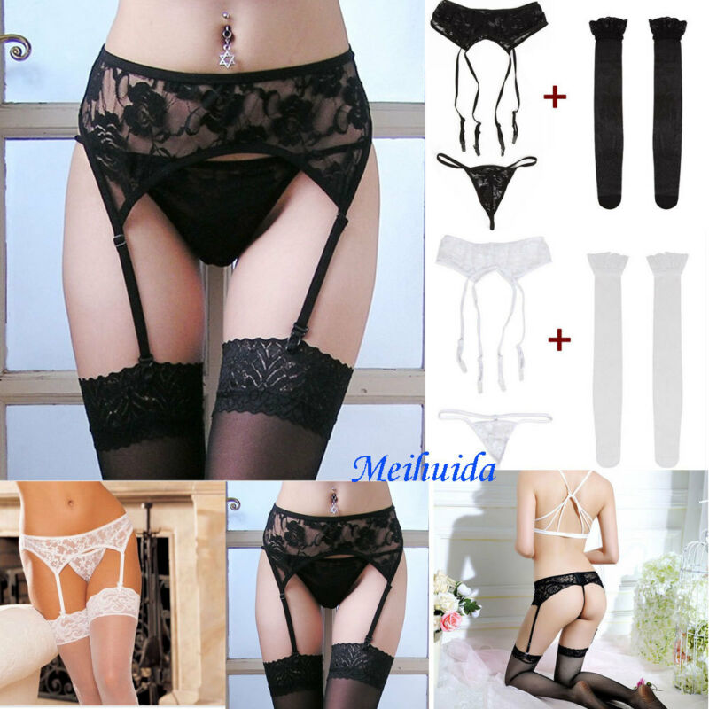 2019 Newest Fashion Women Sexy Ladies Lingerie Solid Lace Underwear G-string Garter Belt Stocking Set Hot Sale Ladies, Black
2019 Newest Fashion Women Sexy Ladies Lingerie Solid Lace Underwear G-string Garter Belt Stocking Set Hot Sale Ladies, Black