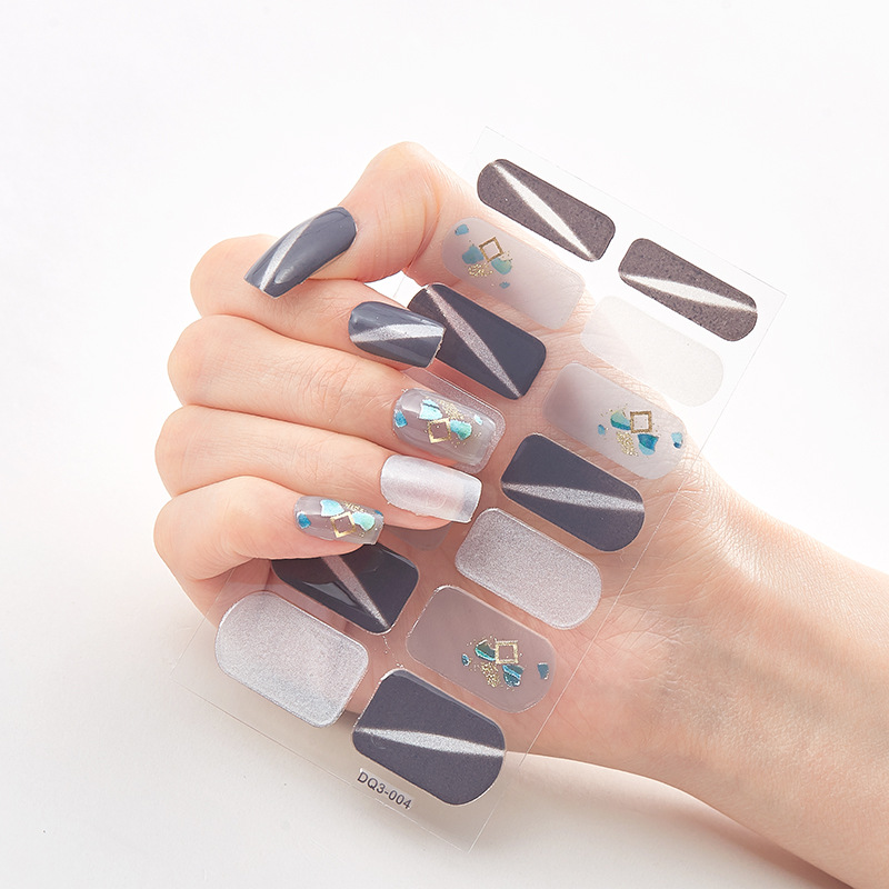 14 Tips Nail Art Wraps Glitter Tips Full Self-adhesive Nail Decals Makep Beauty Decorations Tattoo Manicure Decals 2020, Dq3-014
14 Tips Nail Art Wraps Glitter Tips Full Self-adhesive Nail Decals Makep Beauty Decorations Tattoo Manicure Decals 2020, Dq3-014