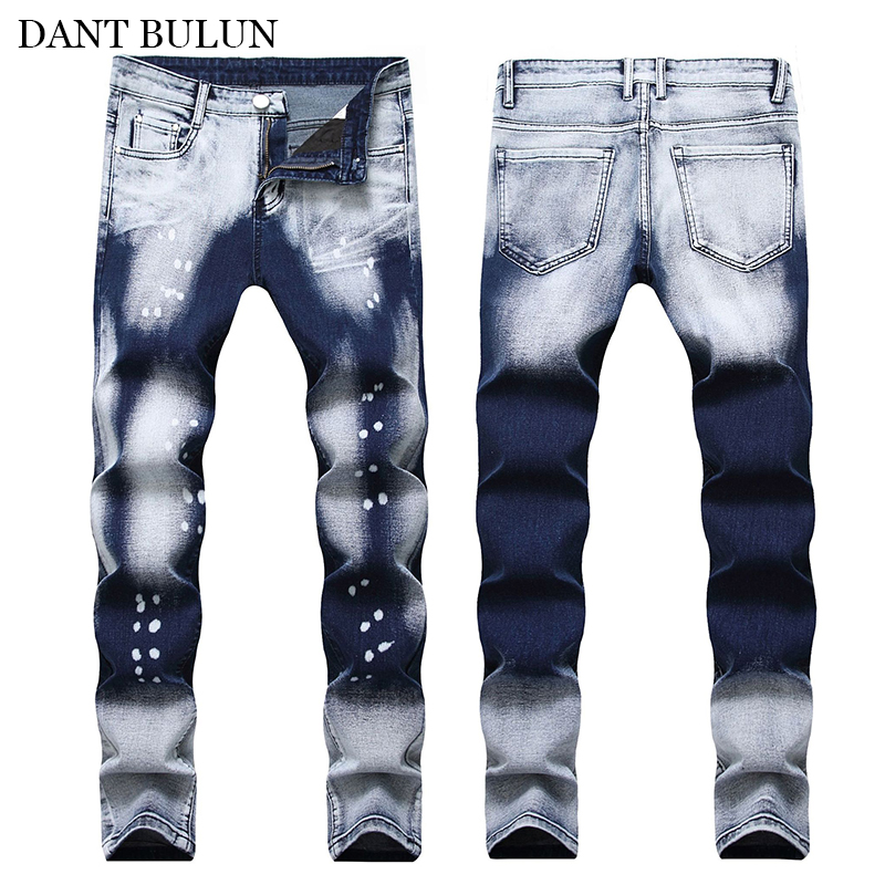 DANTBULUN Jeans Men Elastic Straight Jeans Men Stretch Pants Dot Printed Trousers Streetwear Mens Denim Pants Casual Blue, Hq19823
DANTBULUN Jeans Men Elastic Straight Jeans Men Stretch Pants Dot Printed Trousers Streetwear Mens Denim Pants Casual Blue, Hq19823