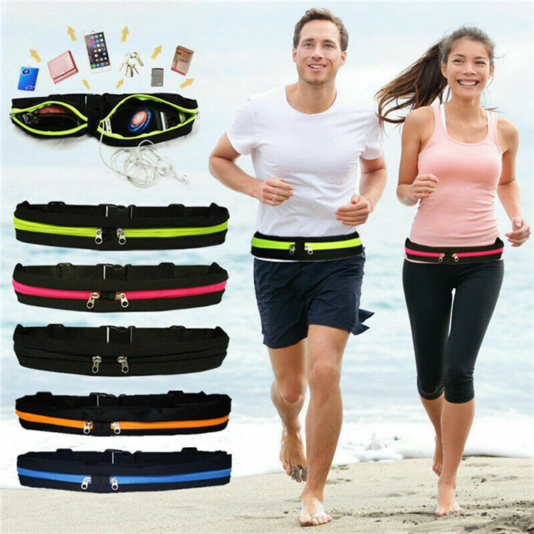 Sport Running Waist Pack Belt Adjustable Bag Mobile Phone Hold for iPhone x 8 7 6s 6 5s 5 Samsung HTC LG, Double package;mark colors 
Sport Running Waist Pack Belt Adjustable Bag Mobile Phone Hold for iPhone x 8 7 6s 6 5s 5 Samsung HTC LG, Double package;mark colors