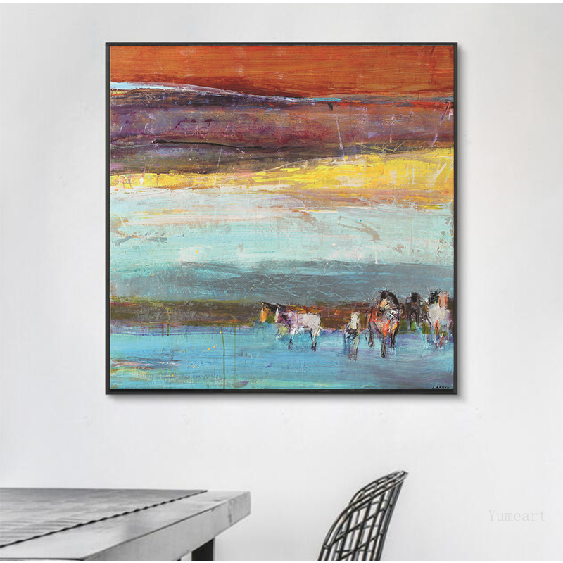 Impressionist Modern Abstract Art Oil Painting Running Horse Poster Printing Mural Canvas Oil Painting Living Room Home Decor
Impressionist Modern Abstract Art Oil Painting Running Horse Poster Printing Mural Canvas Oil Painting Living Room Home Decor