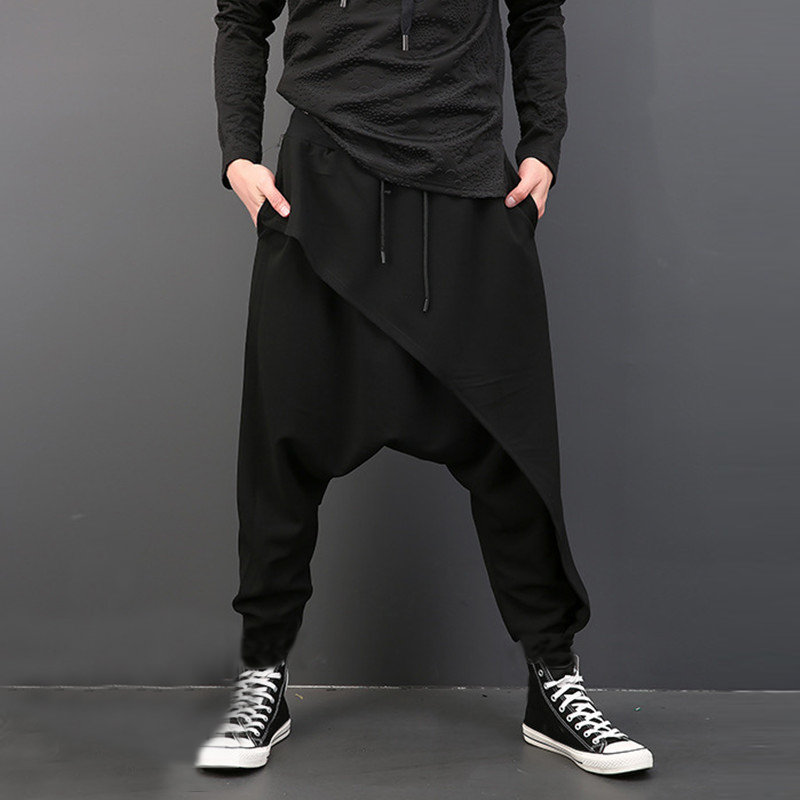 INCERUN Men Harem Pants Elastic Waist Loose Streetwear Drop-crotch Trousers Men Punk Style Joggers Stylish Pants Plus Size 5XL, Black
INCERUN Men Harem Pants Elastic Waist Loose Streetwear Drop-crotch Trousers Men Punk Style Joggers Stylish Pants Plus Size 5XL, Black
