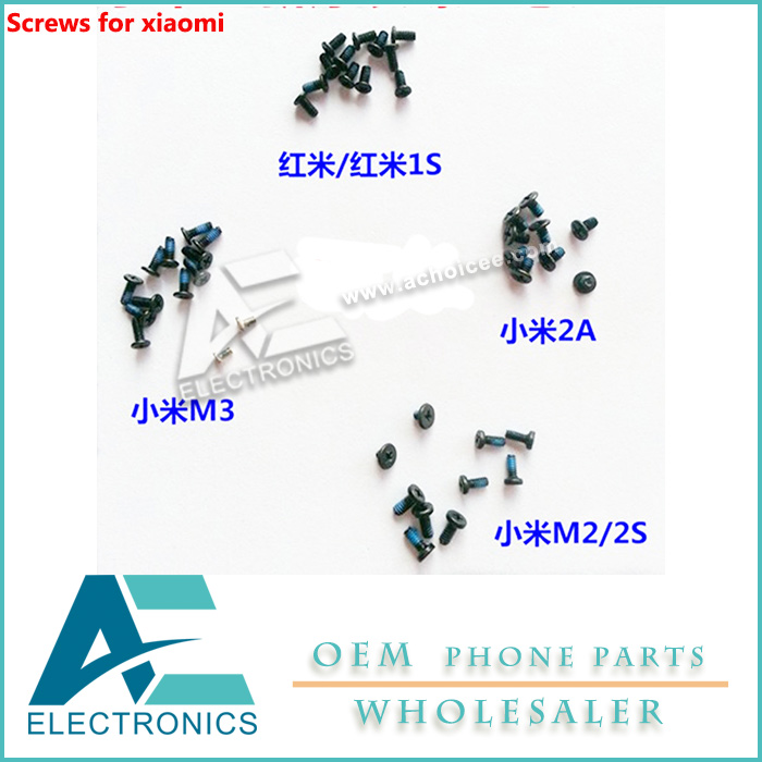 Full Set Screws for XiaoMi mi 1S Mi 2A Mi 2S M3 MI3 Mi4 Mi5 Mi6 mi8 m8 RedMi Hongmi Note note2 note 2 3 4 Screw Bolts 2sets/lot Free Shiping
Full Set Screws for XiaoMi mi 1S Mi 2A Mi 2S M3 MI3 Mi4 Mi5 Mi6 mi8 m8 RedMi Hongmi Note note2 note 2 3 4 Screw Bolts 2sets/lot Free Shiping