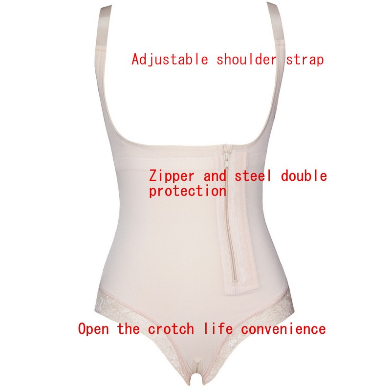 XS-6XL Waist Trainer Corset Slimming Underwear Women Body Shapewear Slimming Corrective Underwear Posture Corrector Lift Buttocks Black Beig