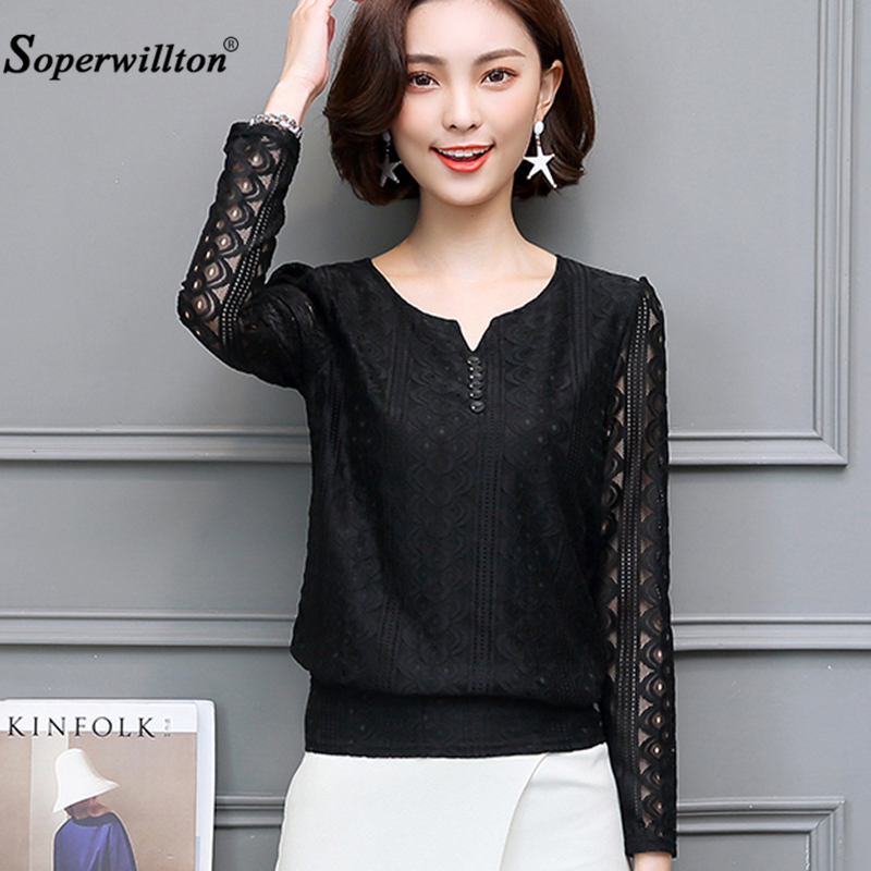 Fashion Women Large Size Lace Chiffon Blouse Shirt 2019 Ladies Loose Shirts Elegant Blouse Female Party Chic Tops femme Blusas, Black
Fashion Women Large Size Lace Chiffon Blouse Shirt 2019 Ladies Loose Shirts Elegant Blouse Female Party Chic Tops femme Blusas, Black