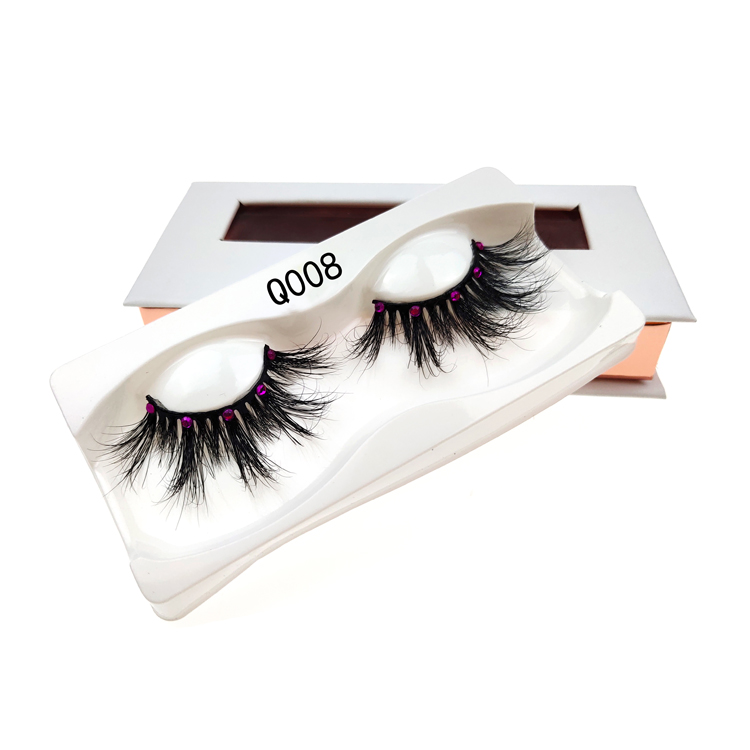 22-25mm Lashes 3D Mink Eyelashes Cruelty-Free 3D Soft Real 22 mm Lashes Mink Hair False Eyelashes Extension Glitter Shimmery 5D Mink Lashes
