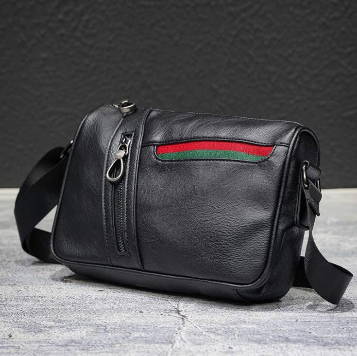 wholesale men handbag new contrast stitching leather men shoulder bag street trend striped messenger bag simple white leather small square b
wholesale men handbag new contrast stitching leather men shoulder bag street trend striped messenger bag simple white leather small square b