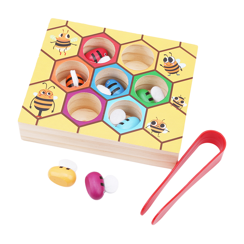 Children Clip Beehive Games Intelligence Color Cognition Toys Wooden Early Montessori Childhood Education Toy Clip Small Bee Toy
Children Clip Beehive Games Intelligence Color Cognition Toys Wooden Early Montessori Childhood Education Toy Clip Small Bee Toy