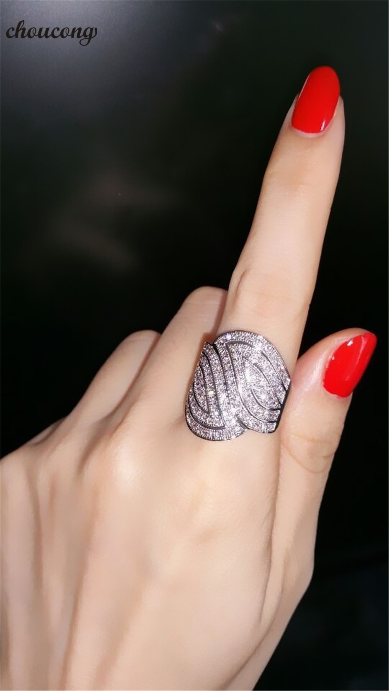 choucong Fashion Promise Ring 925 Sterling Silver Mirco Pave 140pcs Diamond cz Party Wedding Band Rings For Women Finger Jewelry
choucong Fashion Promise Ring 925 Sterling Silver Mirco Pave 140pcs Diamond cz Party Wedding Band Rings For Women Finger Jewelry