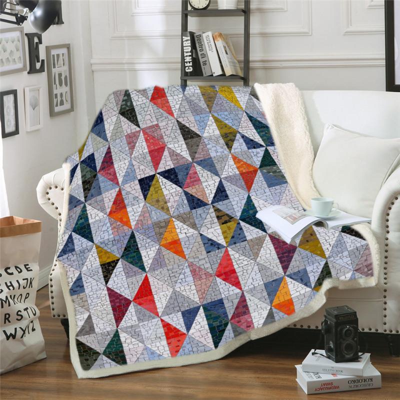 Geometry Wave Multicolor Mosaic Throw Blanket Soft Sherpa Blanket Bed Sheet Single Knee Office Nap 
Geometry Wave Multicolor Mosaic Throw Blanket Soft Sherpa Blanket Bed Sheet Single Knee Office Nap