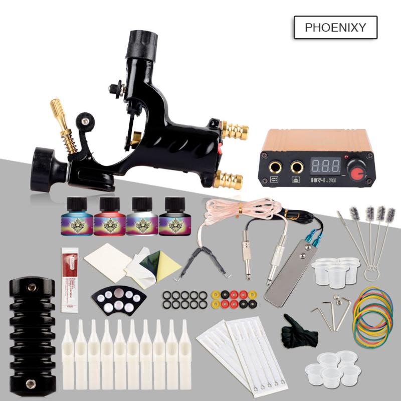 Complete Tattoo Kit Beginner Starter Kits Rotary Machines Guns 10 Sets Power Supply Needles Top Ink
Complete Tattoo Kit Beginner Starter Kits Rotary Machines Guns 10 Sets Power Supply Needles Top Ink
