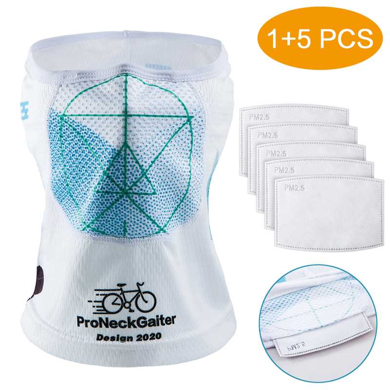New 2020 Outdoor Neck Gaiter with Pocket Dust-proof Fishing Scarf Summer UPF40+ Sun Protection Hiking Cycling Bandana, White
New 2020 Outdoor Neck Gaiter with Pocket Dust-proof Fishing Scarf Summer UPF40+ Sun Protection Hiking Cycling Bandana, White