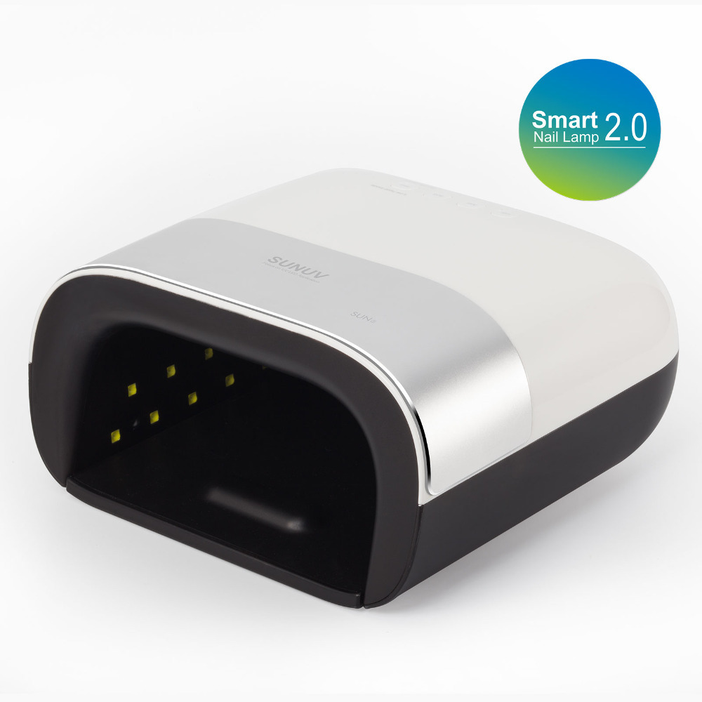 SUN3 2.0 Smart 48W UV LED Lamp with Timer Memory Invisible Digital Timer Display Nail Drying Machine gel lamp LY191228