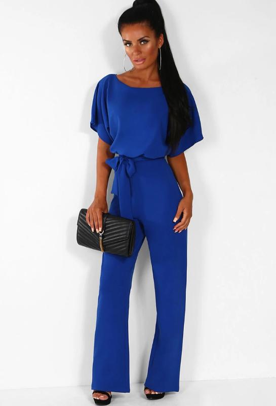 Dropship Jumpsuit Rompers Womens Overalls Women Jumpsuits 2020 Streetwear Plus Size Romper Spring Summer Lace-up Short Sleeve