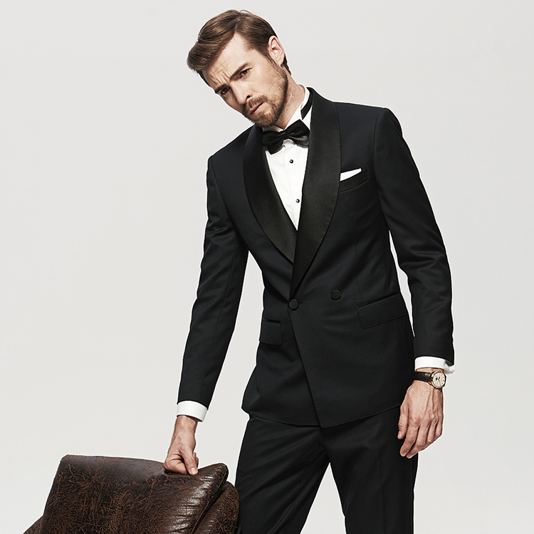 Classic Shawl Lapel Wedding Tuxedos Slim Fit Suits For Men Groomsmen Suit Two Pieces Prom Formal Suits (Jacket+Pants+Tie) 860, Same as image
Classic Shawl Lapel Wedding Tuxedos Slim Fit Suits For Men Groomsmen Suit Two Pieces Prom Formal Suits (Jacket+Pants+Tie) 860, Same as image