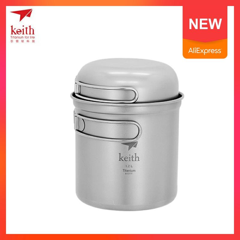 Keith pure Titanium Bowls Pot Set With Folding Handle Cooking Sets Outdoor Camping Hiking Picnic Cookware Utensils Ti6052
Keith pure Titanium Bowls Pot Set With Folding Handle Cooking Sets Outdoor Camping Hiking Picnic Cookware Utensils Ti6052
