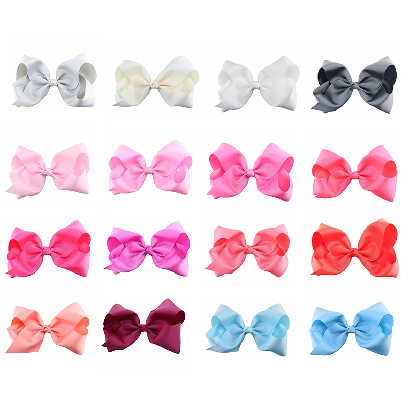 8 Inch Barrettes Bow Single Color 40 Colors Grosgrain Ribbon Alligator Clips Girls Hair Accessories Boutique Big Bowknot Barrette, As pictures
8 Inch Barrettes Bow Single Color 40 Colors Grosgrain Ribbon Alligator Clips Girls Hair Accessories Boutique Big Bowknot Barrette, As pictures