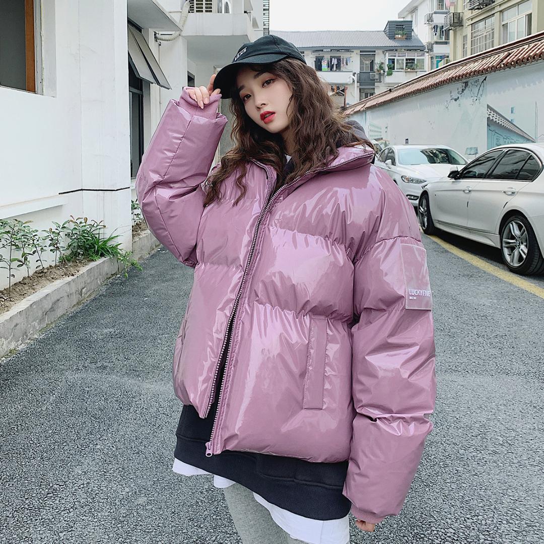 2019 Glossy Winter Down Cotton Padded Jacket For Women/Men Thick Bright Black Short Shiny Jacket Couple Cotton Parkas
2019 Glossy Winter Down Cotton Padded Jacket For Women/Men Thick Bright Black Short Shiny Jacket Couple Cotton Parkas