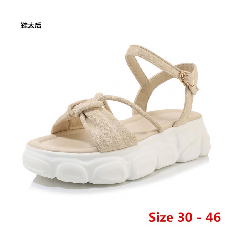 Med Heel Platform Sandals Female Summer Women Thick Bottom Shoes Wedge Open Toe Women's Sandals Small Big Size 30 - 46, Beige
Med Heel Platform Sandals Female Summer Women Thick Bottom Shoes Wedge Open Toe Women's Sandals Small Big Size 30 - 46, Beige