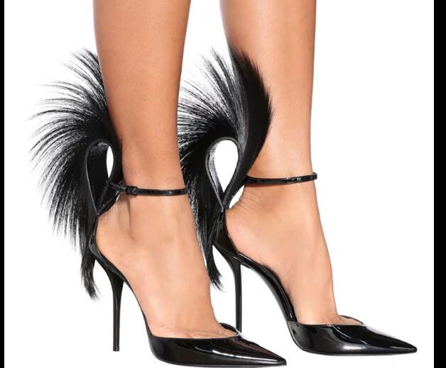 High Quality Black Feather Elegant Women High Heels 2019 Fashionable Dress Party Shoes Sexy High Heel Sandals Sexy Female Party Women Pumps 
High Quality Black Feather Elegant Women High Heels 2019 Fashionable Dress Party Shoes Sexy High Heel Sandals Sexy Female Party Women Pumps