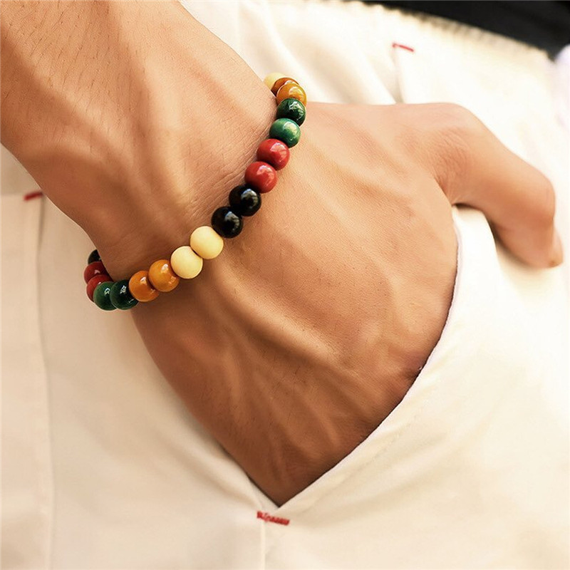 Fashion Simple Multicolor Natural Stone Beaded Bracelet Men Women Personality Couple Jewelry Accessories Gift
Fashion Simple Multicolor Natural Stone Beaded Bracelet Men Women Personality Couple Jewelry Accessories Gift