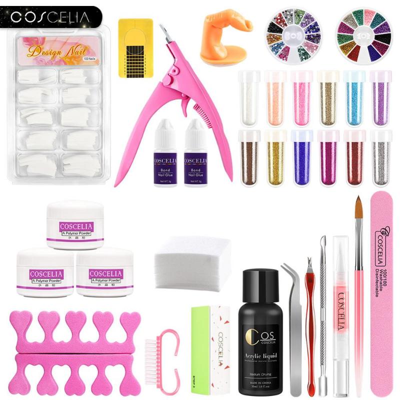 COSCELIA Acrylic For Nail Art Decorations Tools Acrylic Powder Set Nail Liquid Brush All For Manicure Tool Kits Nails Kit
COSCELIA Acrylic For Nail Art Decorations Tools Acrylic Powder Set Nail Liquid Brush All For Manicure Tool Kits Nails Kit